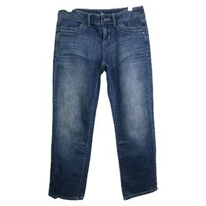 Simply Vera Vera Wang Women's Jeans Straight Leg Blue Denim Pants Cotton Sz 4‎